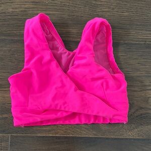 Five Dancewear hot pink youth medium top